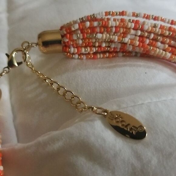 Bocar Multiple Strand Handmade Beaded Statement Collar Necklace for Women - Picture 7 of 8